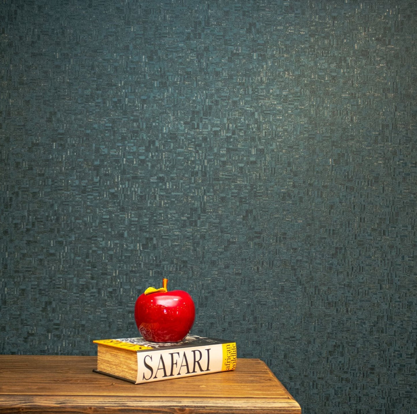 Maki Petrol Green Wallpaper
