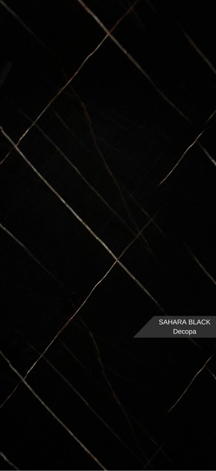 Sahara Black PVC Wall Panel