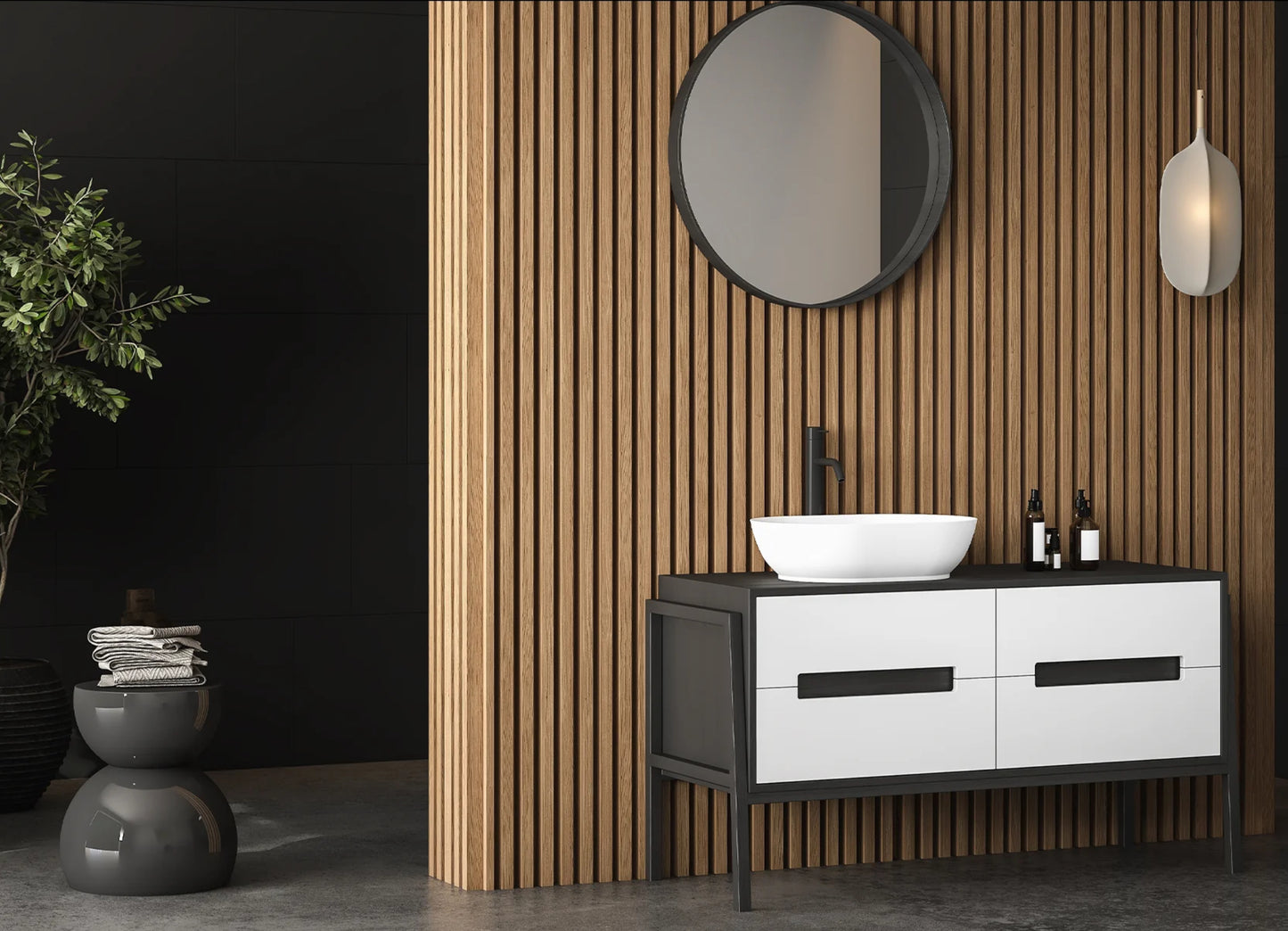 Walnut Acoustic Wall Panels