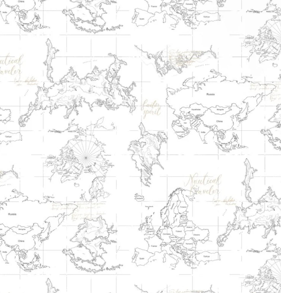 Junior World Map Wallpaper