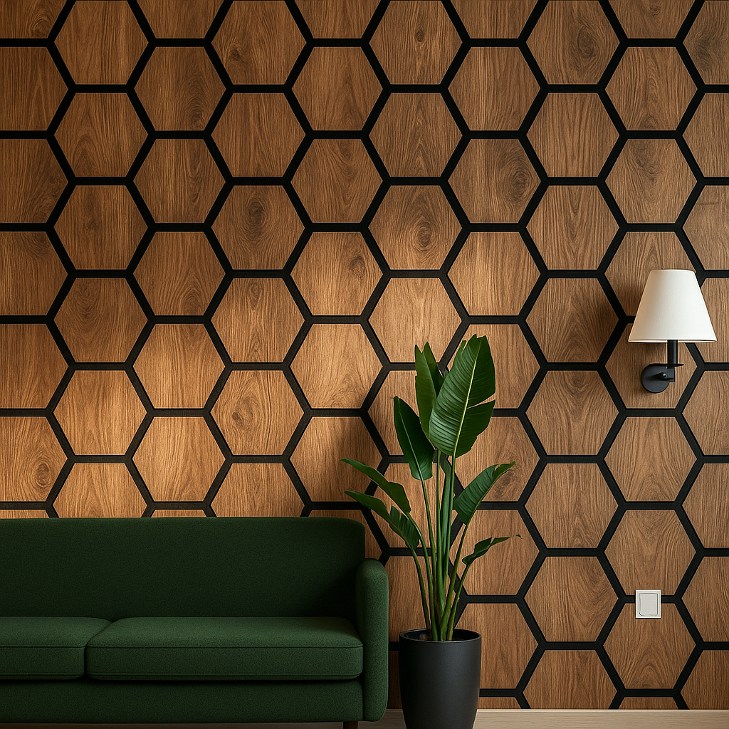 Hexagon Acoustic Wall Panels