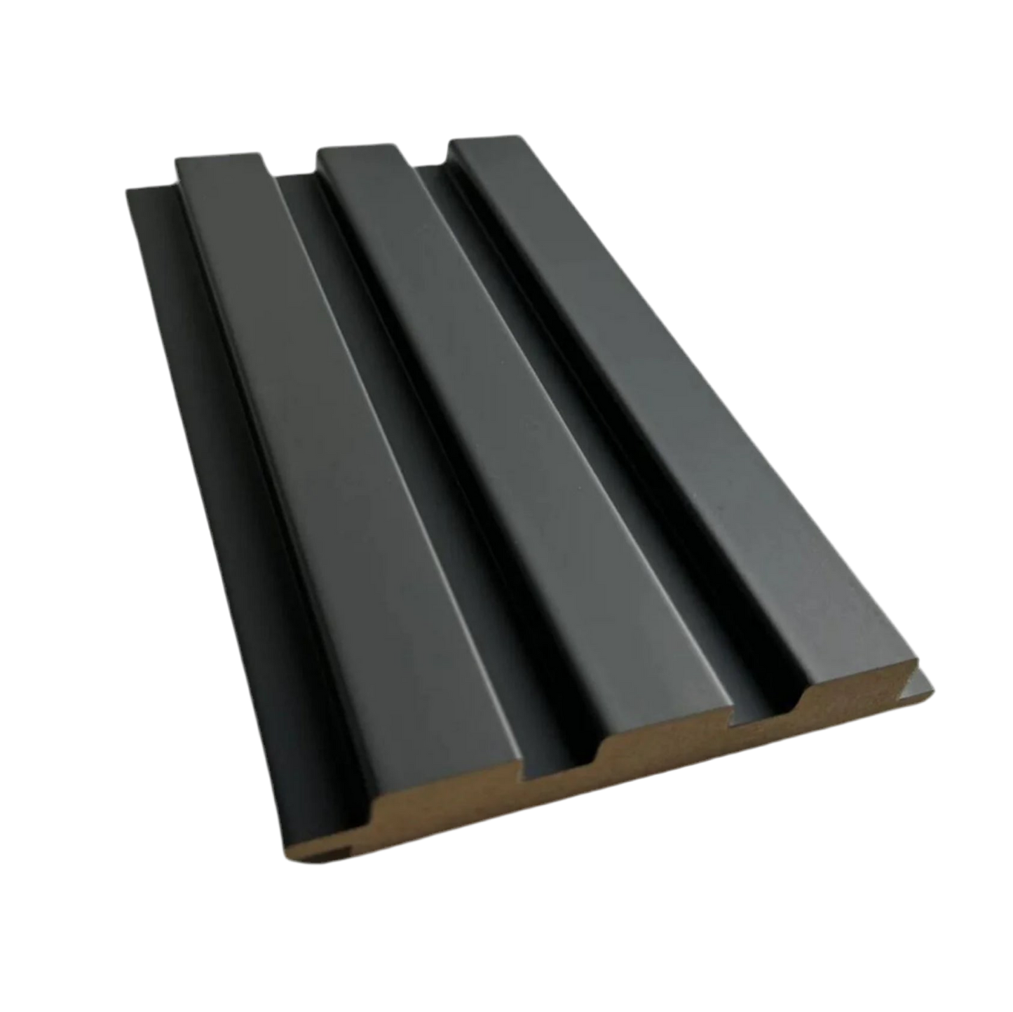 MATTE GRAPHITE SLAT WALL PANELS