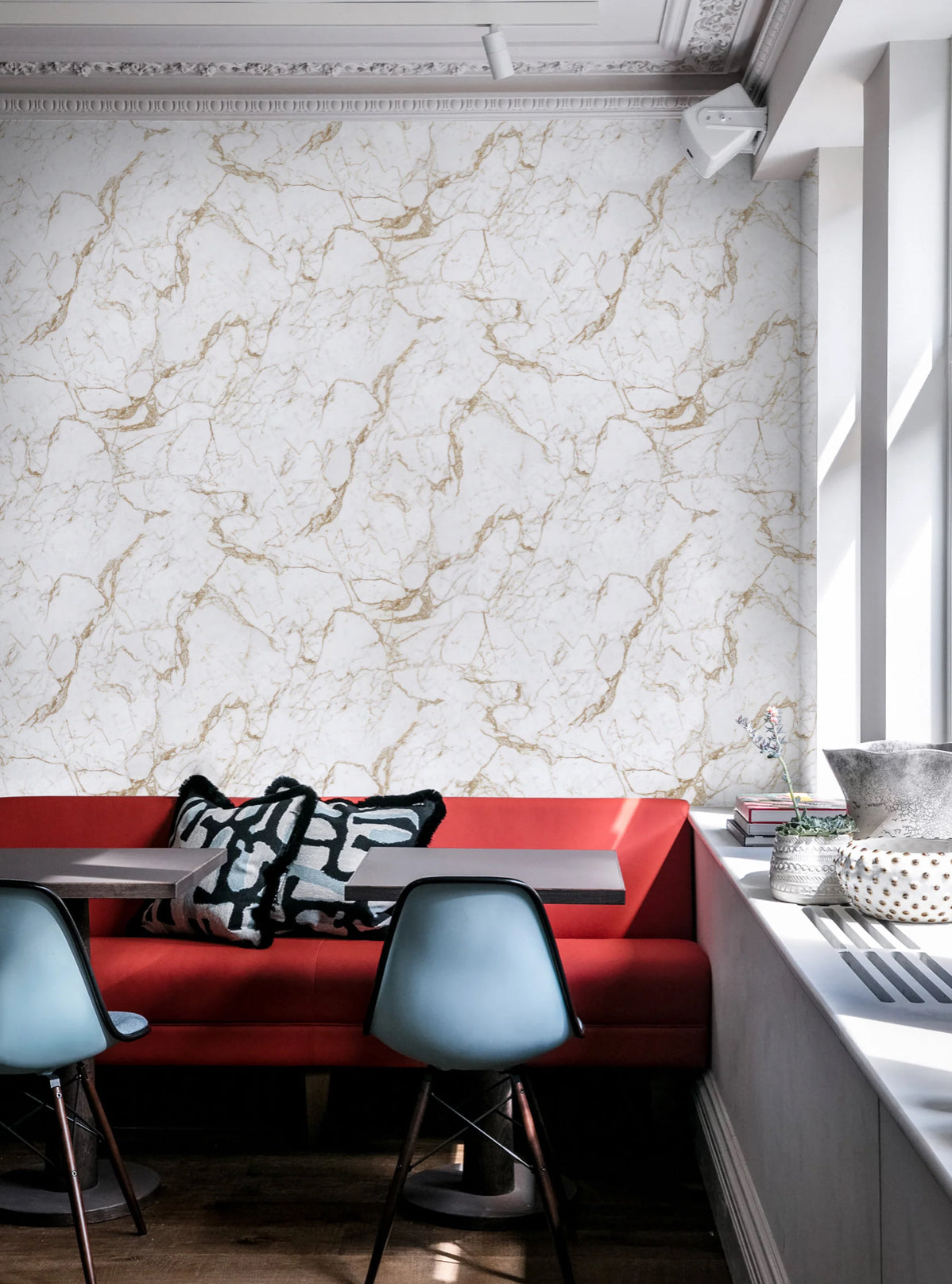 Gold Blossom PVC Wall Panel
