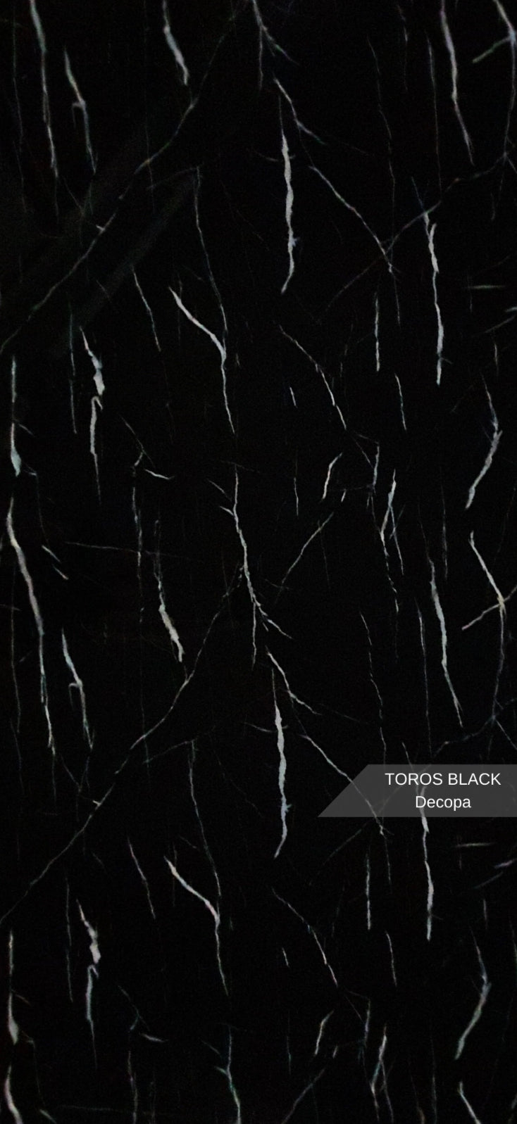 Toros Black PVC Wall Panel