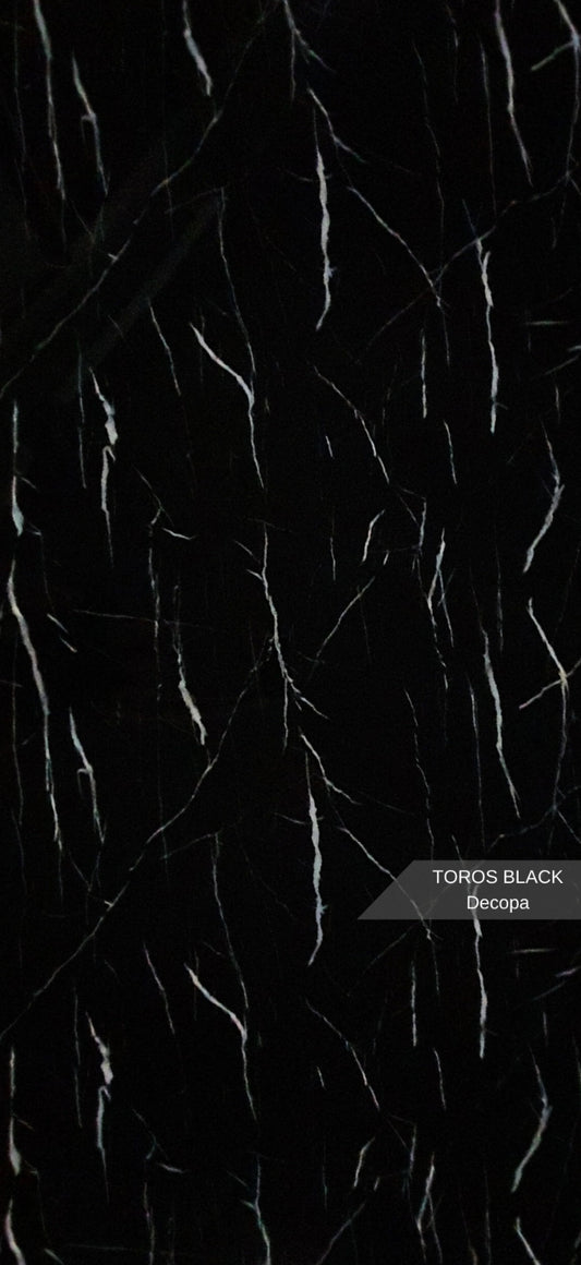 Toros Black PVC Wall Panel