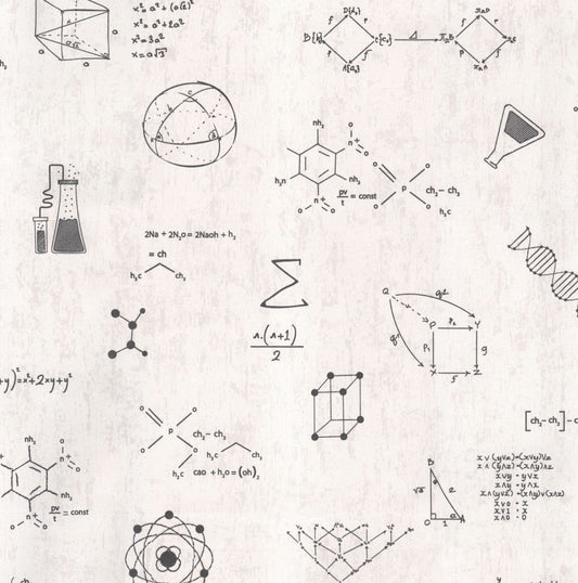 Junior Science Pattern Wallpaper