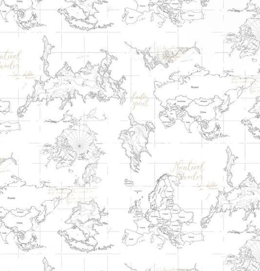 Junior World Map Wallpaper