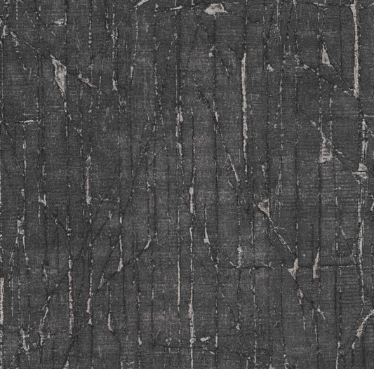 Orlando Silver Stripes - Dark Gray Wallpaper