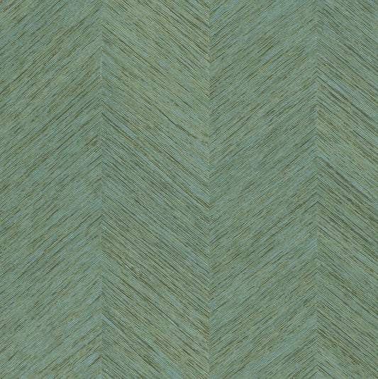 Odessa V Stripes - Green Wallpaper